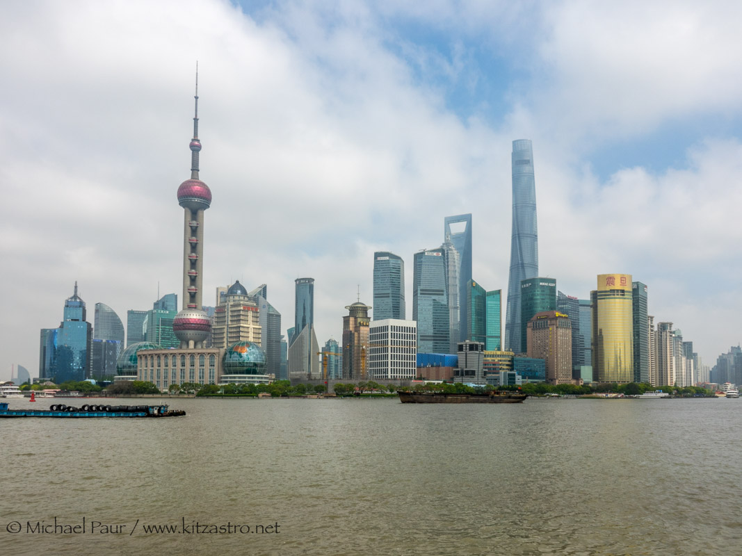 pudong skyline